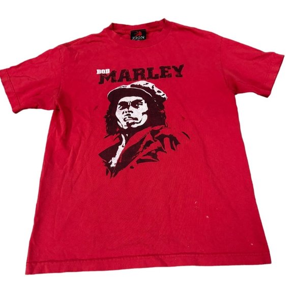 DISTRESSED Bob Marley‎ Vintage Zion Rootswear Shirt SIZE MEDIUM | E2 - Picture 1 of 8
